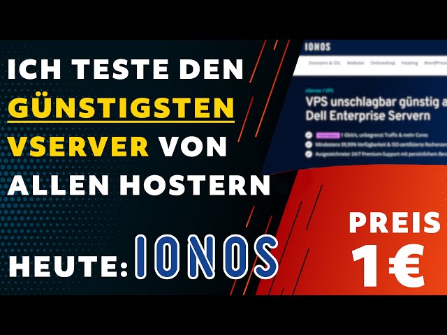 Ich teste den 1 € Server von IONOS - ICH BIN ÜBERWÄLTIGT @ionosdeutschland