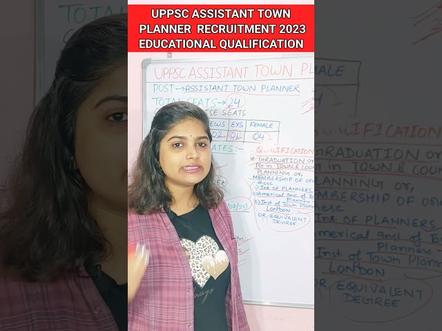 uppsc assistant town planner Educational qualification 2023 |#uppsc #uppsc2023 #uppscvacancy