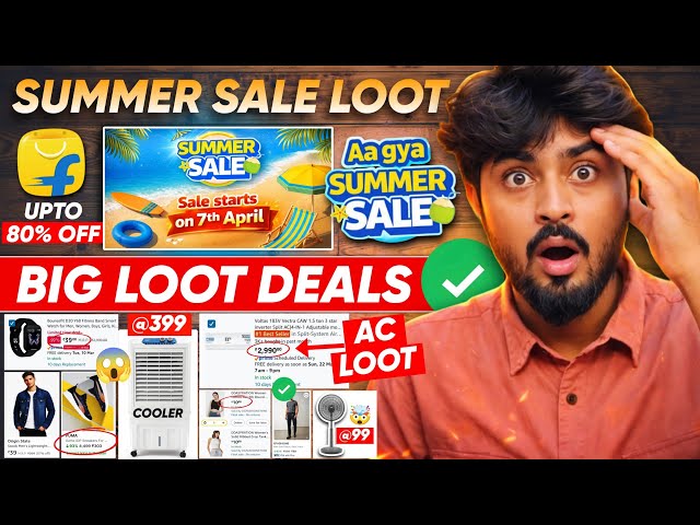 Flipkart Summer Sale 2026 Loot Deals | Flipkart Summer Sale AC Offers - Mobile Offers | Mobile Offer