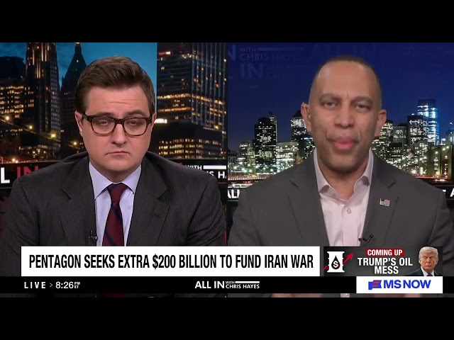 Leader Jeffries on MS Now's All In