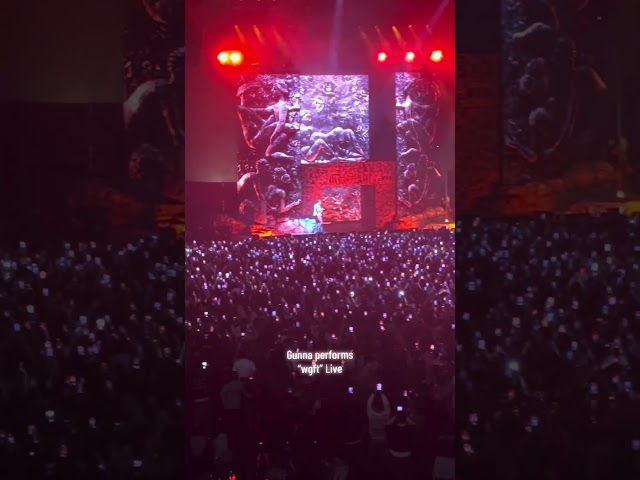 Gunna | “wgft” Live performance Wun World Tour UK 2026