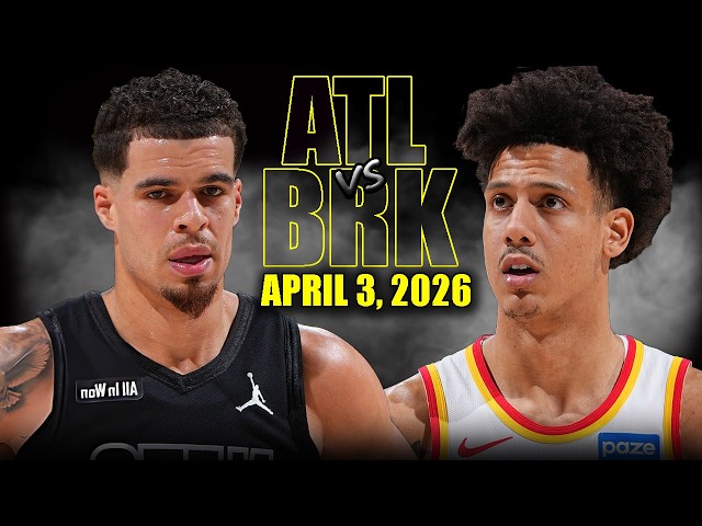 Atlanta Hawks vs Brooklyn Nets Full Game Highlights – April 3, 2026 | NBA Season
