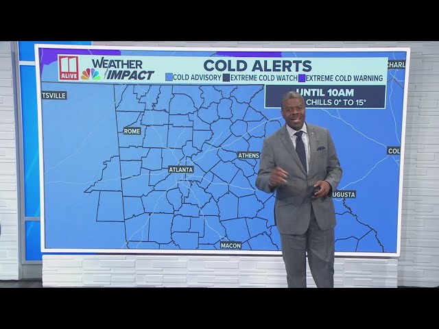 Georgia weather forecast for Monday after ice storm impacts
