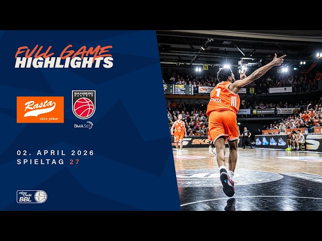 RASTA Vechta vs. BMA365 Bamberg Baskets - Full Game Highlights - Matchday 27, 25/26