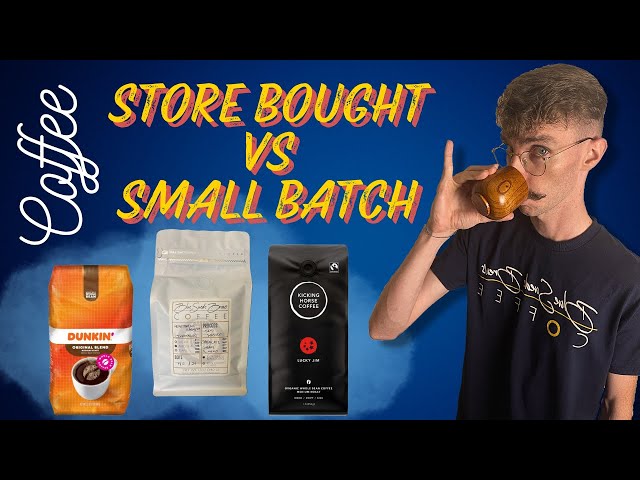Small Batch vs Store Bought Coffee Showdown! - Blind Taste Test