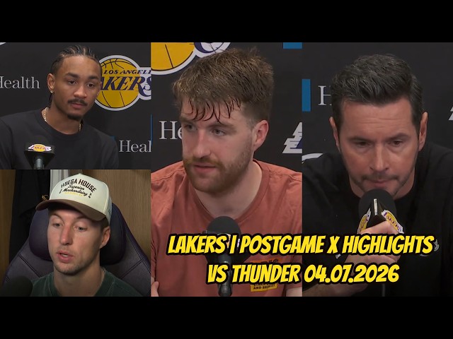 Lakers gegen Thunder | Interviews nach dem Spiel und Highlights: 7. April 2026