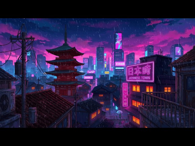 90s Rainy Chill Lofi ☕ Study Music Lofi Rain Chillhop Beats ☔ Lofi Rain Playlist