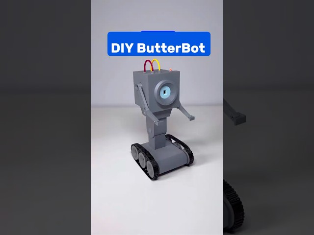 Crazy DIY Butter Bot Replica using the New @Arduino Nano R4 and Modulinos designed by @Luca_Dilo