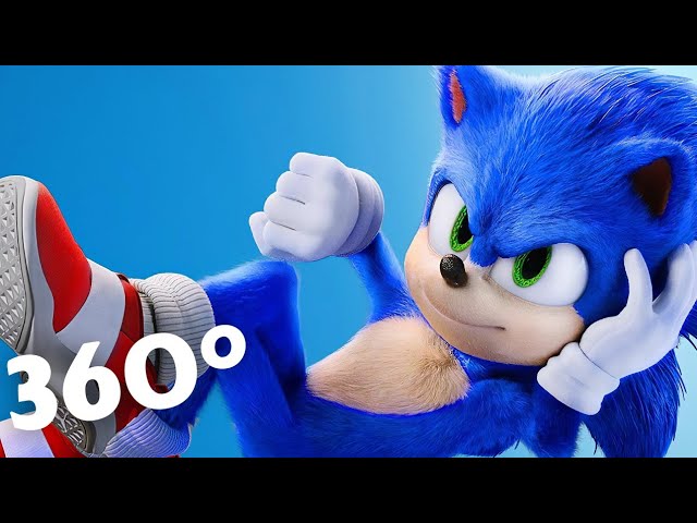 360 Sonic Awesome Dance moves in Virtual Reality