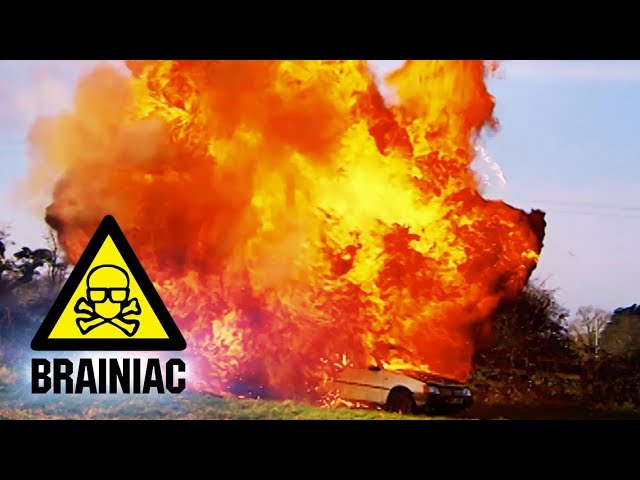 Thermite Makes a Car EXPLODE | Brainiac