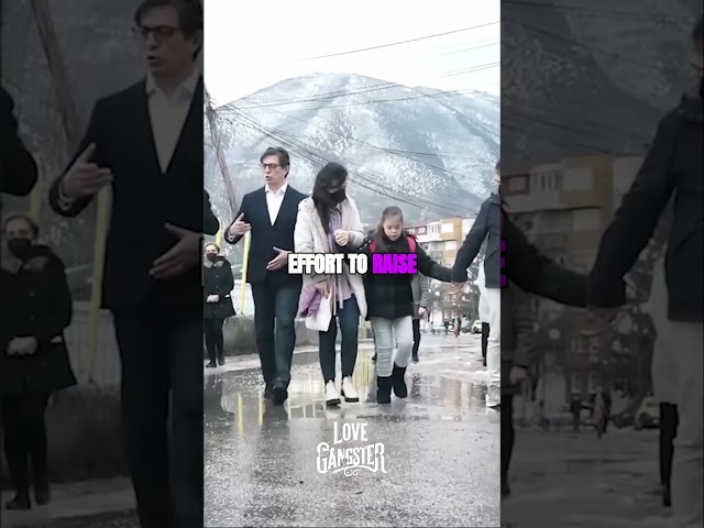 President Walks Girl with Down Syndrome to School to Stop Bullying ❤️ #lovegangster #kindness