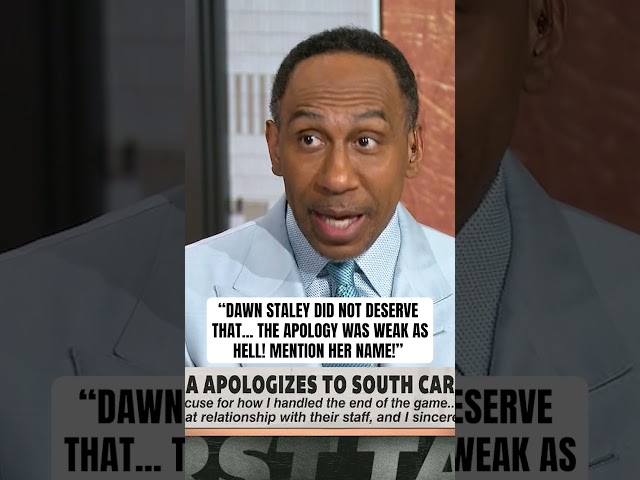 Stephen A. calls Geno's apology to Dawn 'WEAK'