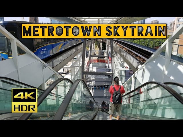 RAW VIDEO : 🇨🇦 METROTOWN SKYTRAIN STATION BURNABY BC