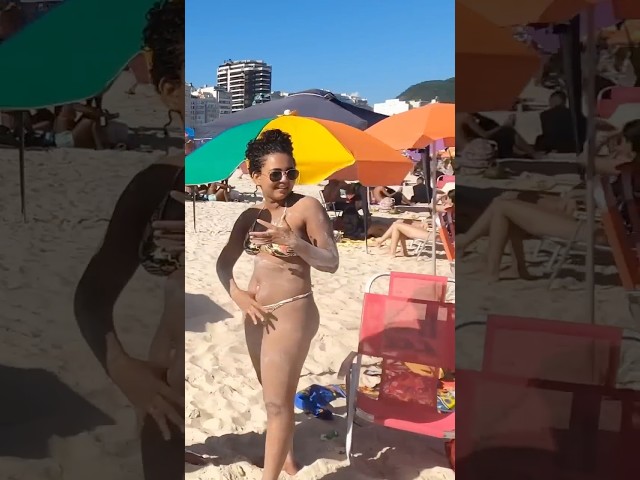 🇧🇷 Copacabana Beach, Brazil 🌴