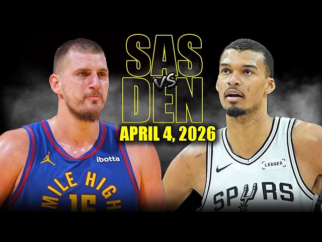 San Antonio Spurs vs Denver Nuggets Full Game Highlights – April 4, 2026 | NBA Season