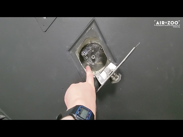 Opening the Canopy of the F-117A Nighthawk