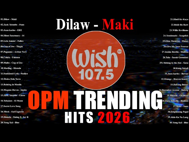 Best OPM Tagalog Love Songs With Lyrics💥💥OPM Trending 2025 Playlist🔥Magbalik, Tadhana, Your Love