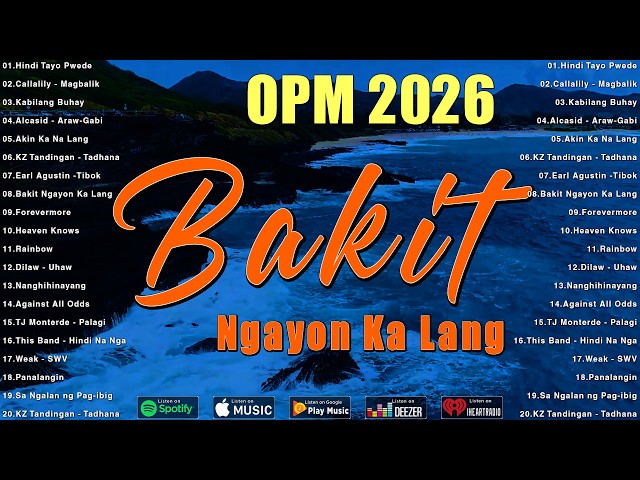 1Hour Playlist Best Opm Trending Hits 2026😎Best Of Wish 107.5 Opm Hugot Songs: Dionela - Sining