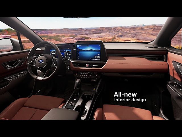 The 2026 Subaru Outback Wilderness:  INTERIOR Design!
