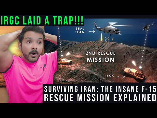 Surviving Iran: The Insane F-15 Rescue Mission Explained  | CG Reacts