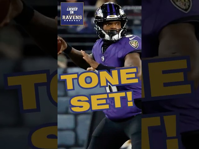 Lamar Jackson, Baltimore Ravens veterans SET TONE on Day 1 of offseason program #ravens #nfl #shorts