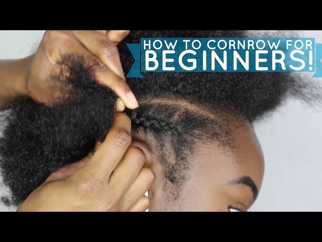How to braid/cornrow FOR BEGINNERS!