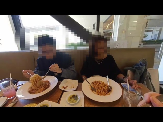 California Pizza Kitchen Mediterranean salad. VR180 Virtual Tasting