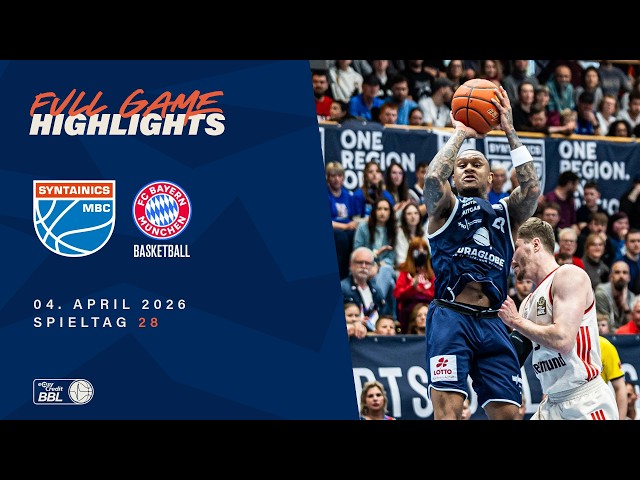 Syntainics MBC vs. FC Bayern Munich Basketball - Full Game Highlights - Matchday 28, 25/26
