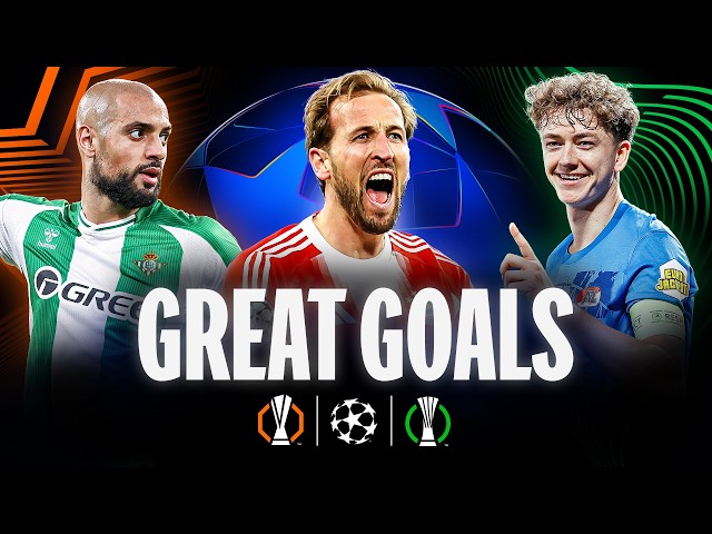 Best Goals Scored In Europe This Week | Champions League, Europa League & Conference League