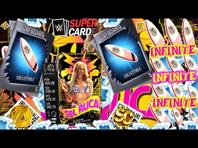 Broken Exploits🔥 To Get *INFINITE* SurfBoard Collectibles!! + Qr Code!! WWE SuperCard 