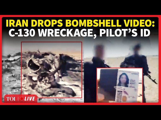 LIVE: Iran Leaks Female American Pilot’s Details, Releases New C-130 Crash Video From Isfahan Site