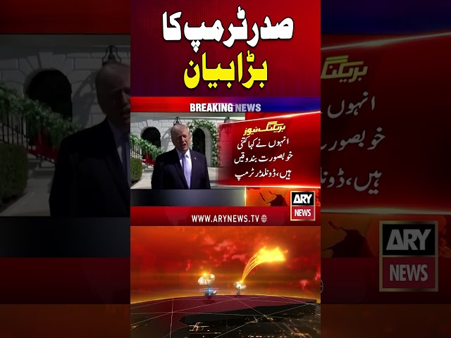 Controversial Remark by Trump Over Weapon Distribution #arynews #shorts #ytshorts #trump