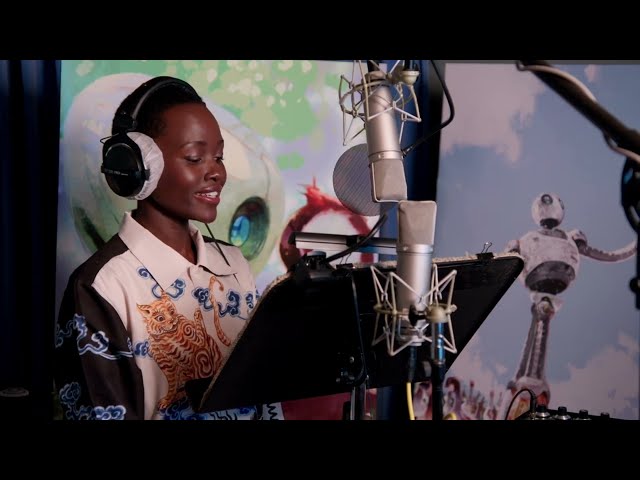 "The Wild Robot" - Behind-The-Scenes Footage | Behind-the-scenes voice recording sessions