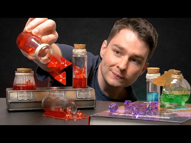 Making D.I.Y Epoxy Resin Healing Potions for D&D