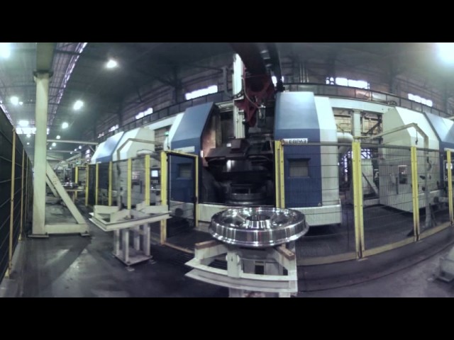 EVRAZ railway wheels manufacturing virtual tour