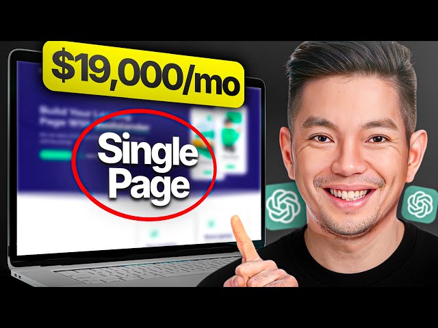 I Used AI To COPY a "1 PAGE" Website Making $19,000