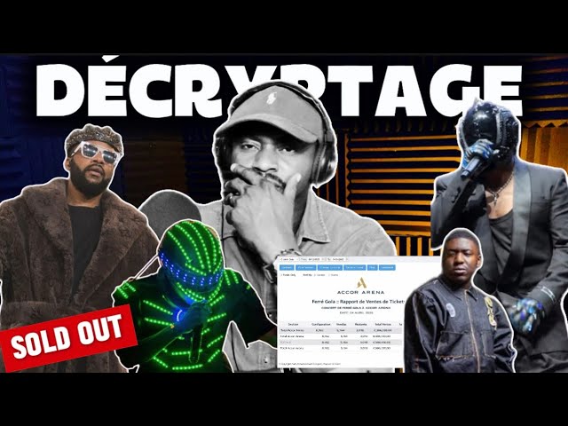 FERRE MWANA NZAMBÉ BRAVO! DÉCRYPTAGE ACCOR ARENA (SOLDOUT EZA TE)FALLY garde la 1er position .