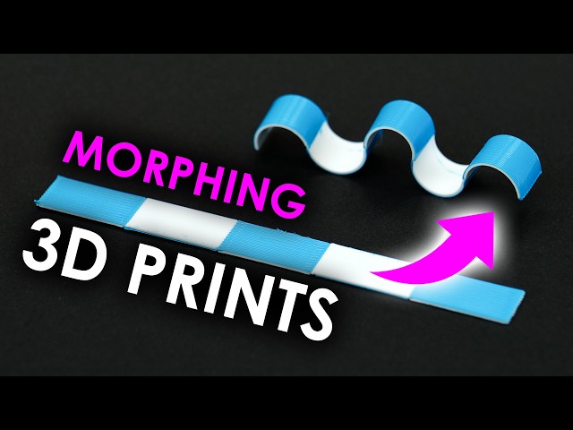 Flat to Folded: The Science of Shape-Shifting 3D Prints