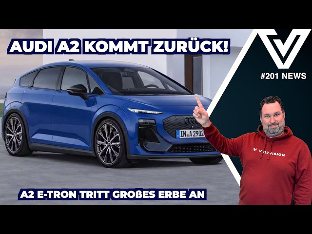 The legendary Audi A2 is back – as the all-electric Audi A2 e-tron! ⚡🚗