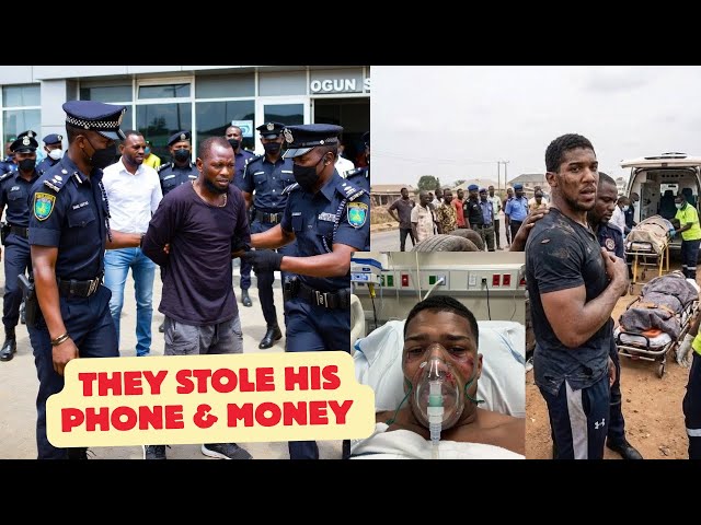 Streetboy Stole Anthony Joshua Phone after accident as Driver is charge to Nigeria Court
