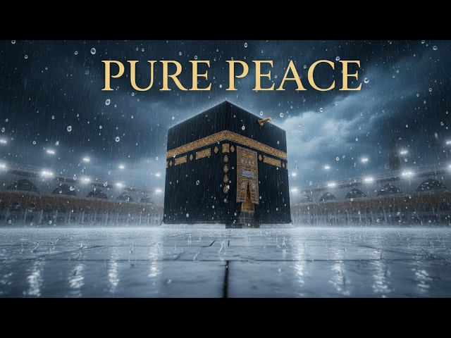 The Rarest Sound on Earth: Heavy Rain Over the Holy Kaaba (4K HDR)