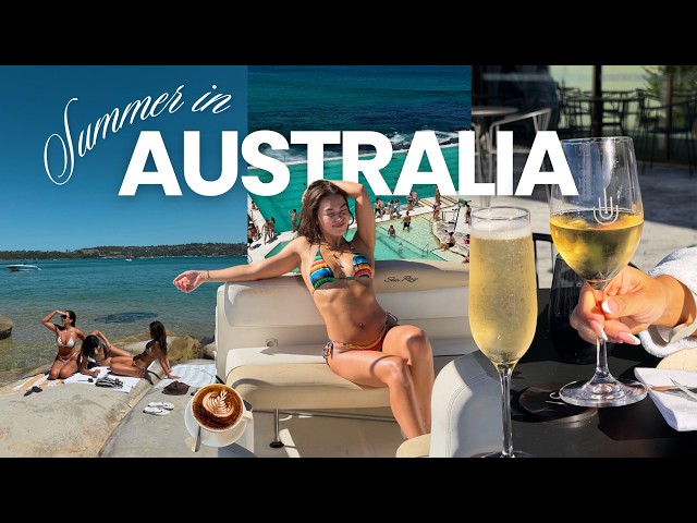 AUSSIE SUMMER 🇦🇺 | Beach Days & Café Hopping in Australia ft. ⁨@lummaaziz⁩