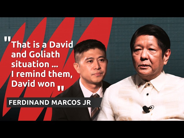 Ferdinand Marcos Jr: Standing up to China is a 'David and Goliath situation, where David won’