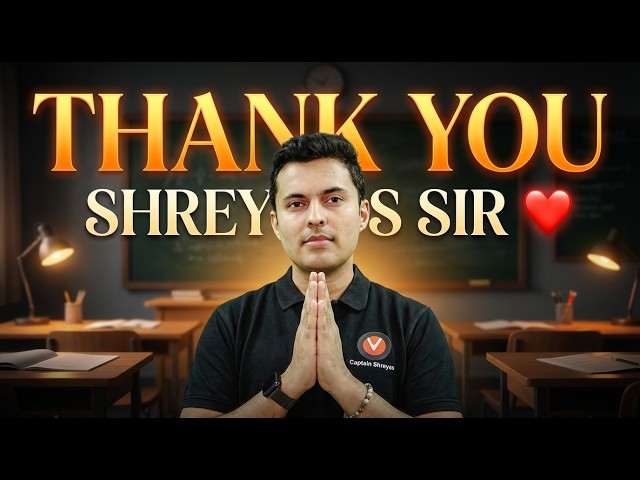 A Journey We’ll Never Forget 💙| Thank You Shreyas Sir