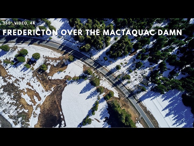 Driving Canada| Burton through Fredericton over the Mactaquac Damn and back to Burton