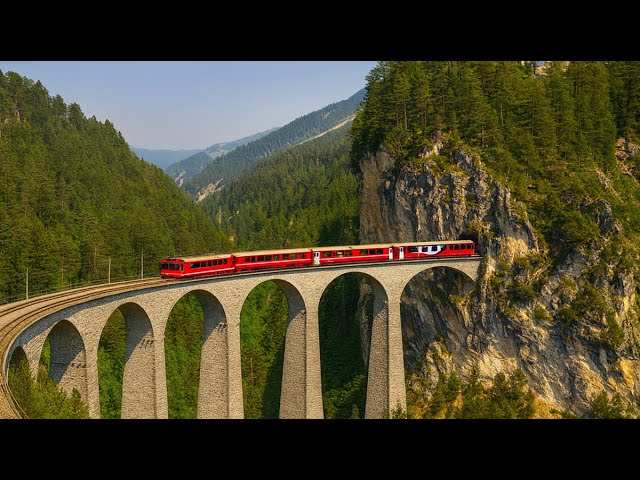 The World’s Most Scenic Train Routes || Relaxing Rail Journey. #trains #scenictrain #trainjourney