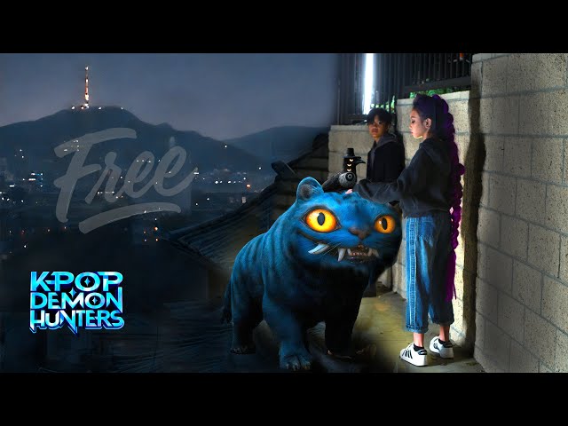 RUMI x JINU - "FREE" | Live Action Music Video | KPop Demon Hunters | Song Cover | Netflix | Sony