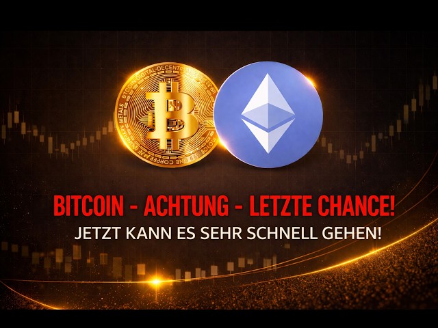 BITCOIN - ACHTUNG LETZTE CHANCE! JETZT KANN ES SEHR SCHNELL GEHEN!