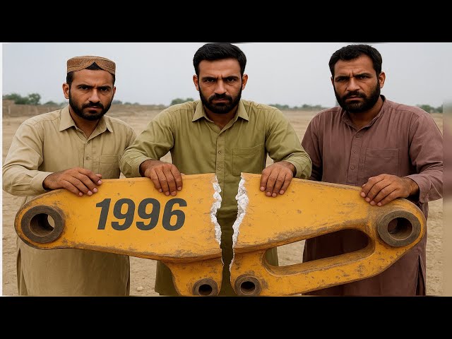 Unbelievable Repair! Pakistani Experts Rebuilt Broken Caterpillar Loader Boom Flawlessly
