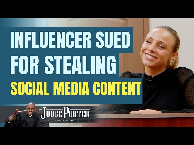 Influencer Sued For Stealing Social Media Content.